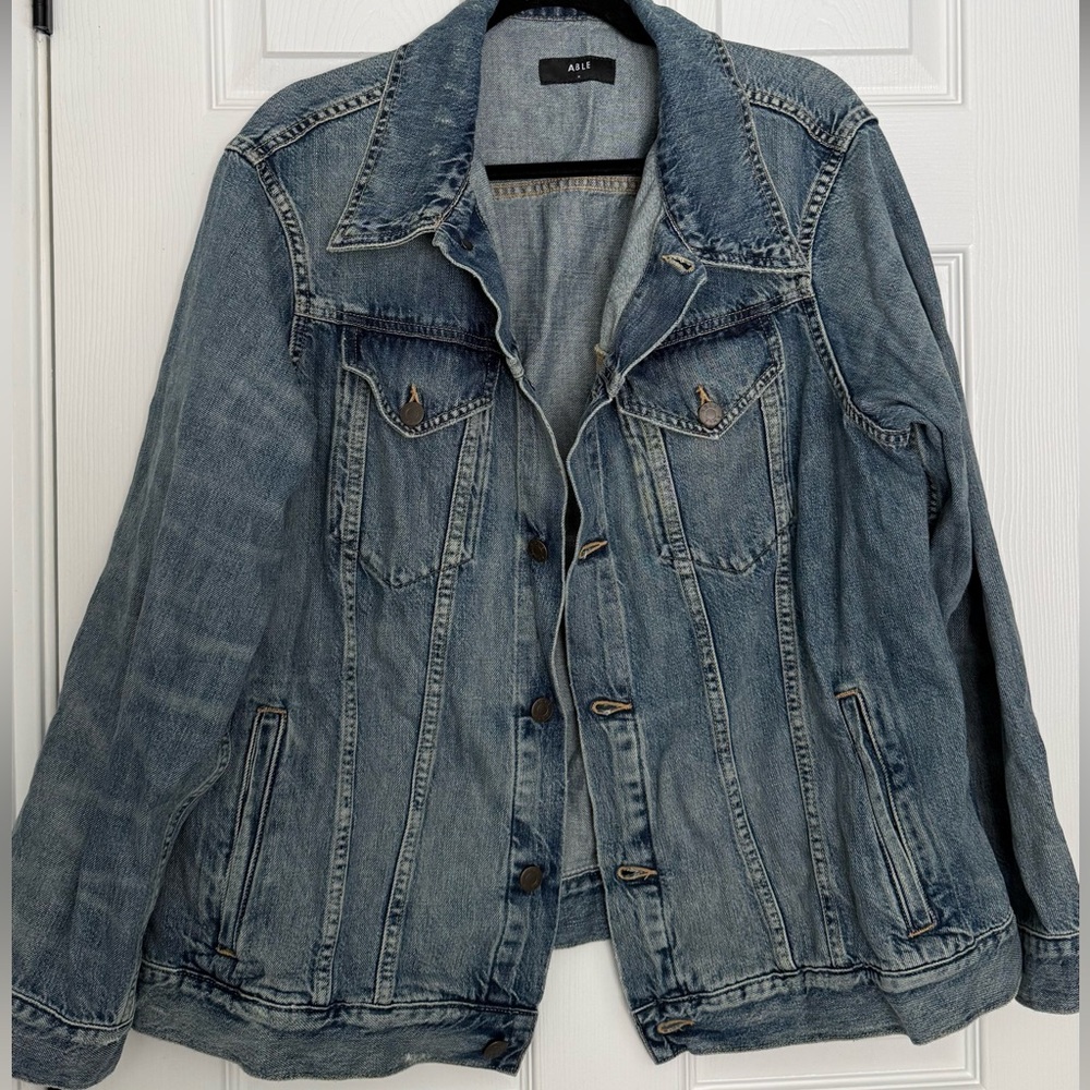Able Classic Blue Jean Jacket - image 1